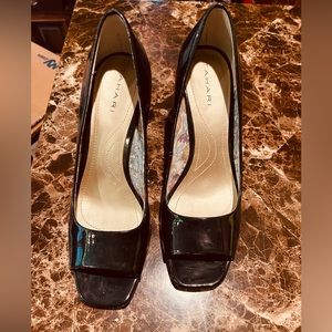 black small heels size 8